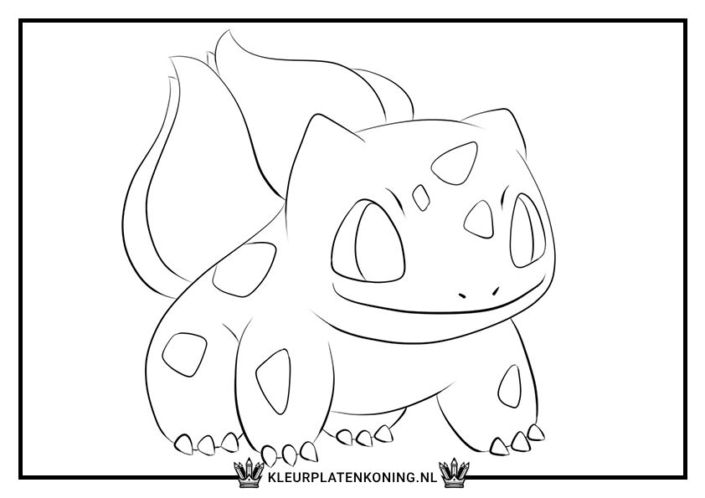 Kleurplaat Bulbasaur